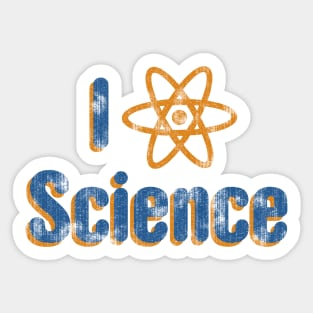 I Heart Science Sticker